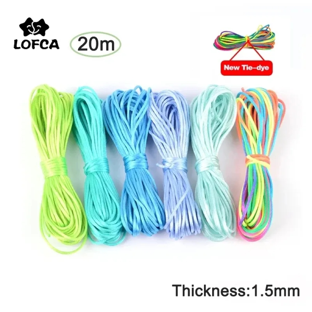 Ribbon Wired Satin - 20 M/lot DIY Nilon Tali 1.5Mm