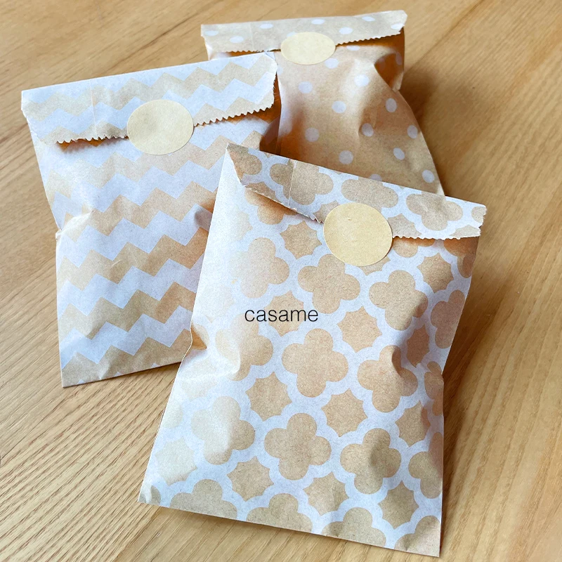 Flower Wrap Kraft - 25 Buah Kantong Kertas Kraft Kantong