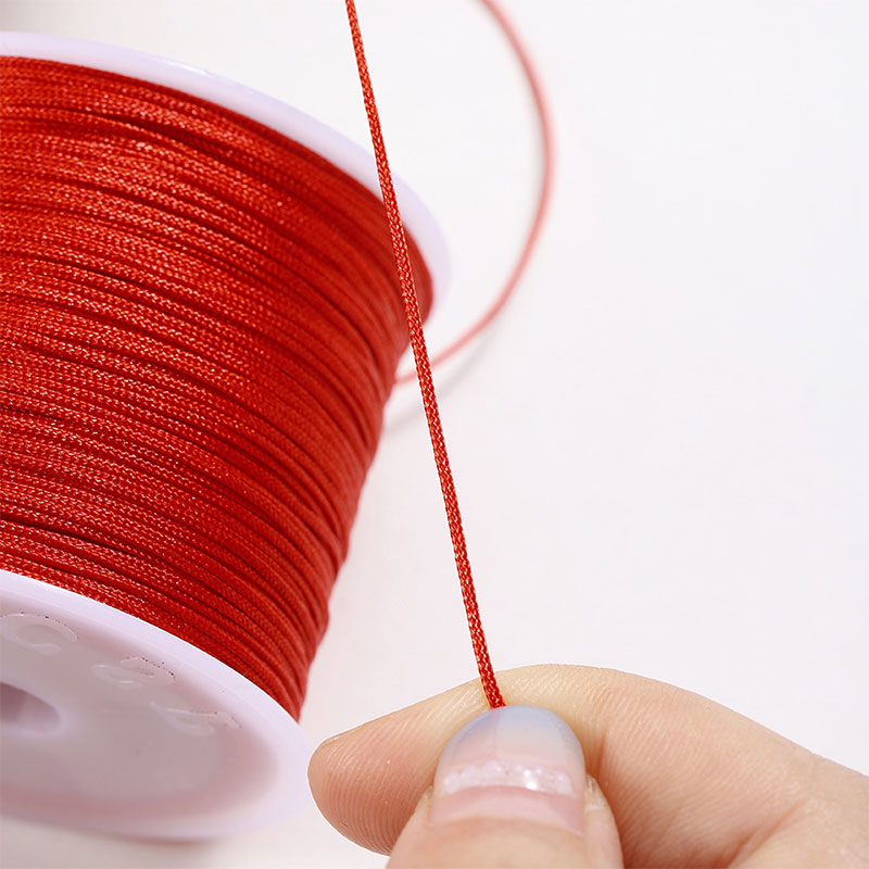 50M/Rol 0.8Mm Tali Benang Nilo - Ribbon Wired Satin ulasan dan harga