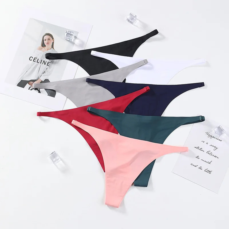 1-4 Buah Celana Dalam Tanpa Ja - Ribbon Wired Satin ulasan dan harga