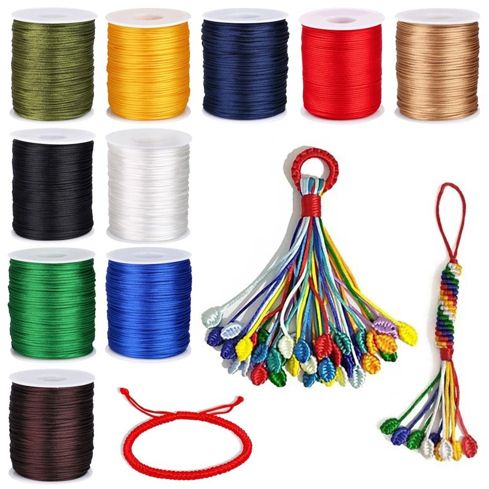 Tali Satin Baru 1.5mm 100M War - Ribbon Wired Satin ulasan dan harga