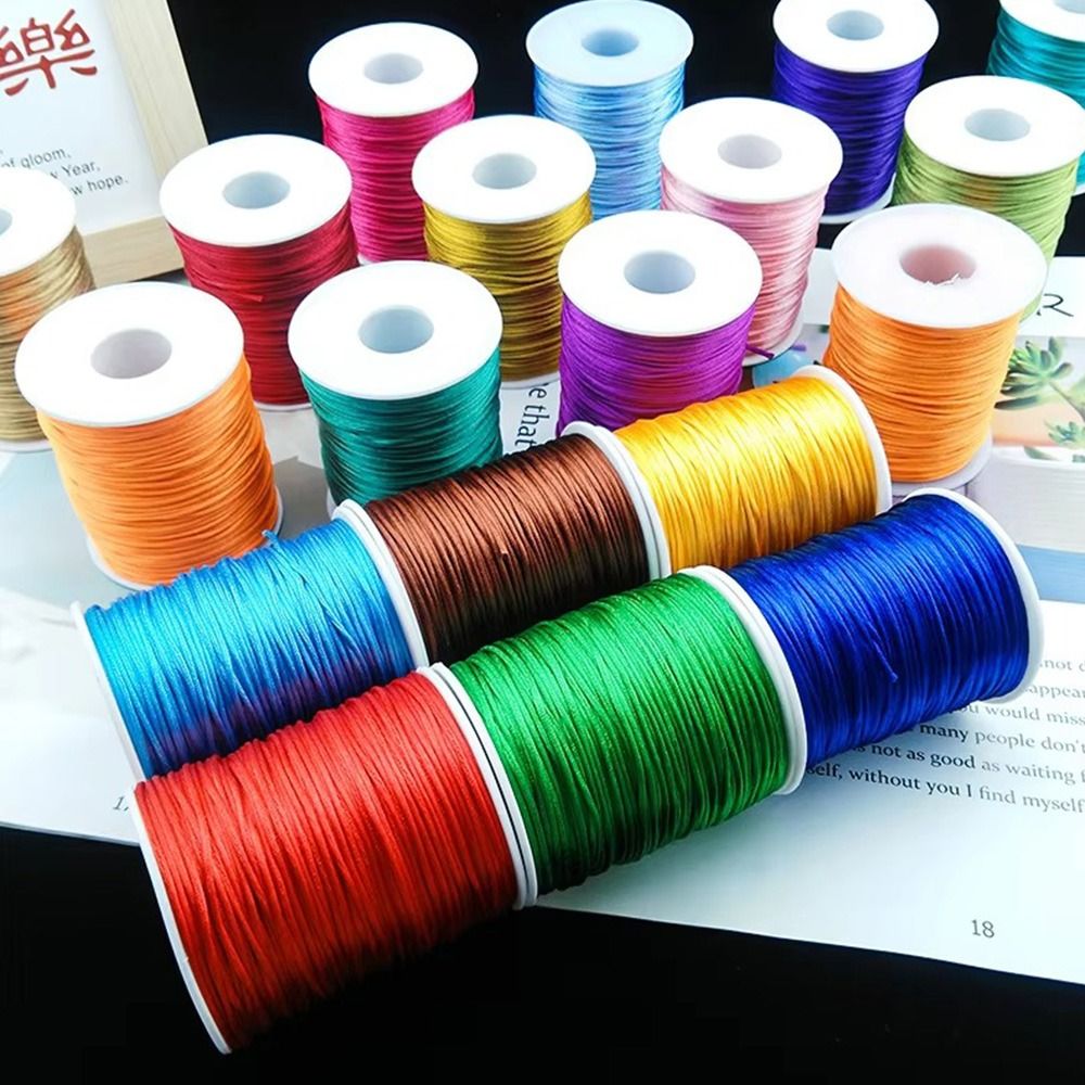 Tali Satin Baru 1.5mm 100M War - Ribbon Wired Satin ulasan dan harga
