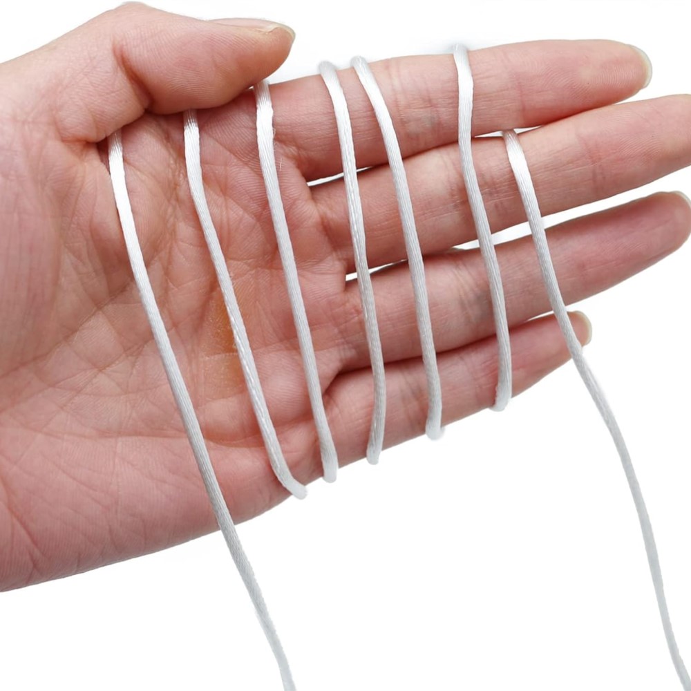 Benang Sutra Satin Nylon 0.8/1 - Ribbon Wired Satin ulasan dan harga