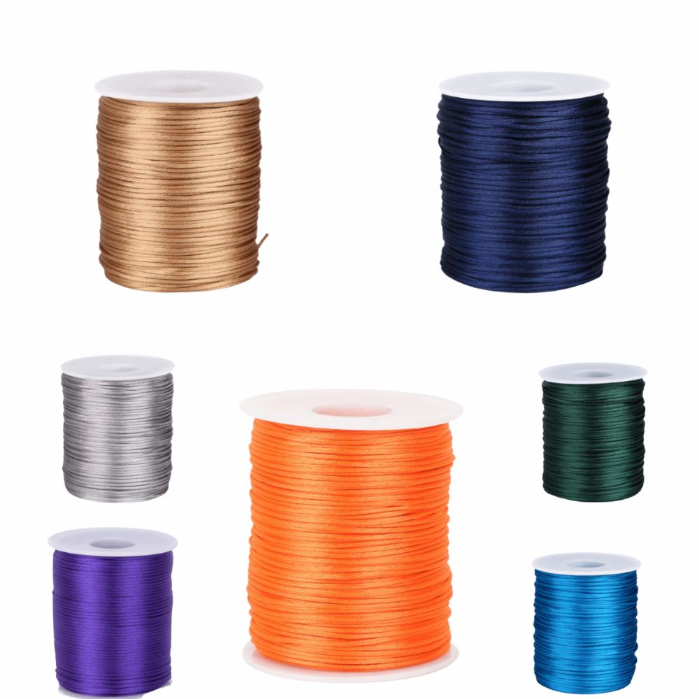 Tali Satin Kepang 100m 1.5mm,  - Ribbon Wired Satin ulasan dan harga