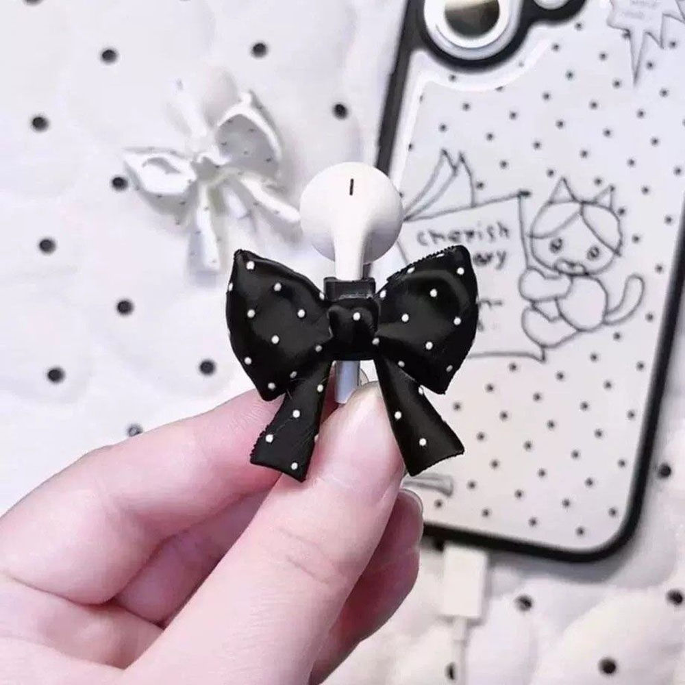 Ornamen Pita Satin untuk Earph - Ribbon Wired Satin ulasan dan harga