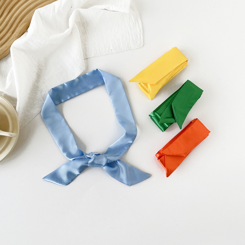 Syal Sempit Sutra Satin 4X100C - Ribbon Wired Satin ulasan dan harga